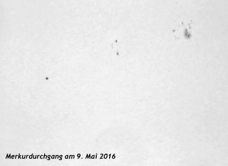 Merkurdurchgang am 9. Mai 2016
